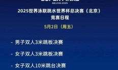 世俱杯投注:全红婵2025北京跳水世界杯总决赛赛程时间 女子10米跳台比赛时间